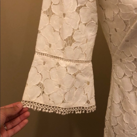 Nordstrom ivory white classy lace dress - Picture 3 of 5